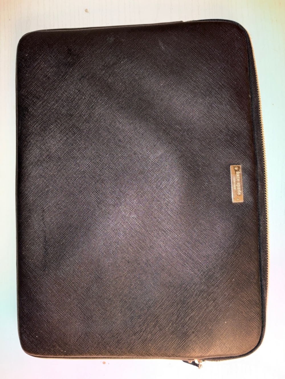 Kate Spade Leather Laptop Sleeve Case - Black